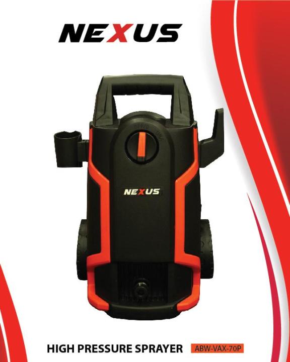NEXUS PRESSURE SPRAYER N2 - 120 BAR - 100%COPPER - BLACK