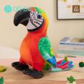 Stuffed Parrot Toy Colorful Parrot Plush Toy Realistic Bird Stuffed Doll for Home Decor Christmas Gift Educational Soft Toy for Kids Adults Stuffed Bird Doll. 
