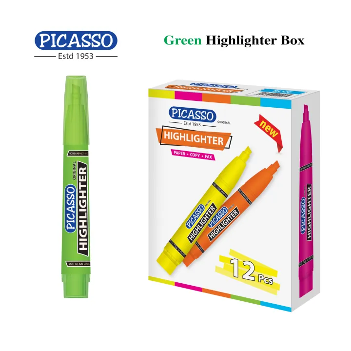 Picasso%20Multi%20Colour%20Highlighter%20Cardboard%20Box%2010pcs%20-%20Image%204
