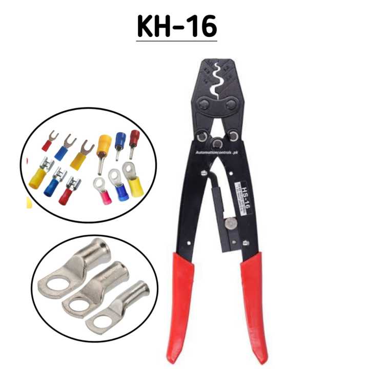 KH-16 Thimble Punch Crimping Plier hand Tool for (1.25 to 16mm) Thimble