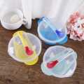 SUCTION BASED BABY FEEDING BOWL WITH LID. 