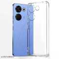 Tecno camon 20 / 20 pro Back Cover Airbag Anti-Fall Crystal Transparent Soft Clear Silicon Ultra Thin Protective Case. 