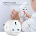 Smart Plug TECKIN WiFi Socket Plug Works with Amazon Alexa  Google Home Remote Voice Control Timing Function Wireless Smart Sockets No Hub Required 4 & 2 Pack. 