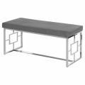 Square Side Bench / Bench / Tufted Backless Bench / Tufted Bench / Cushion Top Bench / Entryway Bench. 
