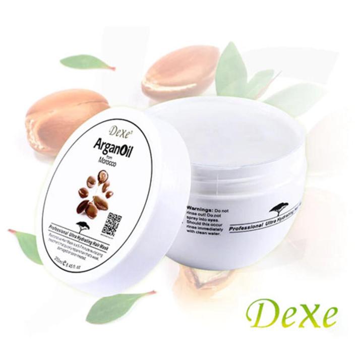Dexe Keratin Hair Mask Argan Oil Cream Repair Damaged Scalp Treatment 250ml in pakistan