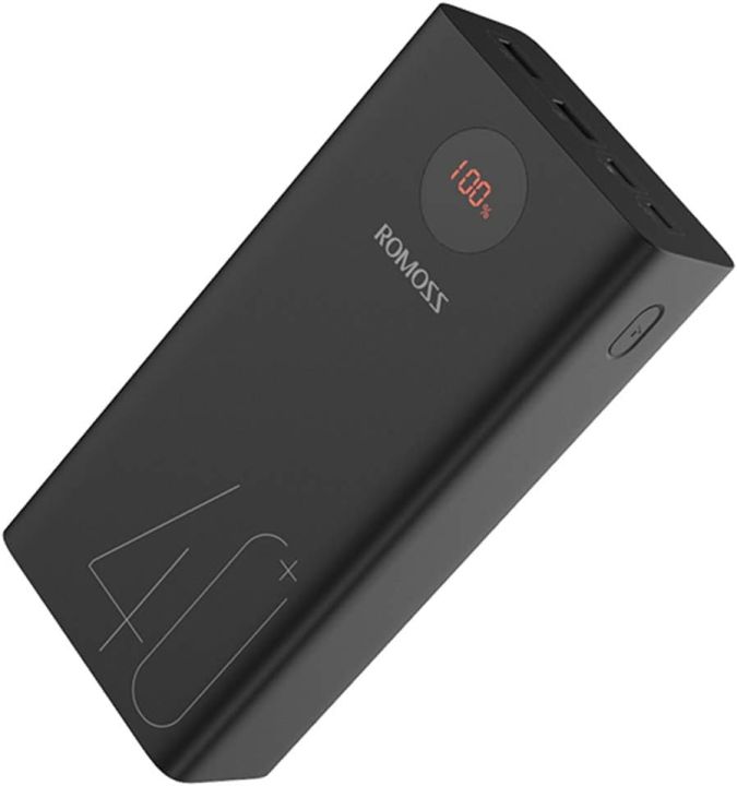 PEA40 PF 40000mAh 22.5 watt romoss Power Bank PD QC 3.0 Two-way Fast Charging Powerbank Type-C External Battery Charger - 40000 mah fast charging powerbank for mobile