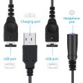 3X Charger Cable and 3.5MM Headphone Earphone Jack Adapter Cord Cable Gameboy Advance SP. 