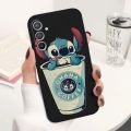 For Samsung Galaxy A34 5G Phone Case Shockproof Silicone Soft TPU Back Cover For SamsungA34 A 34 6.5'' Disney Stitch Couqe Funda. 