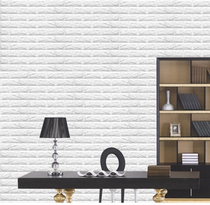 3D%20Brick%20Wall%20Stickers%20PE%20Foam%20Self-Adhesive%20Wallpaper%20Peel%20and%20Stick%203D%20Art%20Wall%20Panels%20for%20TV%20Walls,%20Sofa%20Background%20Wall%20Decor(White)%20-%2070%20X%2077%20CM%20-%20Image%207