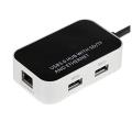 Hebron Super Speed USB 3.0 Hub for Macbook Pro Retina Air 11 13 15 Plug and Play, No Driver Required for OS X Integrated Gigabit Ethernet Port and SD/TF Card Reader Also Suitable for Ultrabooks with Windows. 