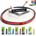 Creative Multi-color Badminton Racket Head Sticker PU Reduce Impact and Friction Frame Protective Tape Anti-collision Sport Supplies Racquet Frame Protector Sticker. 