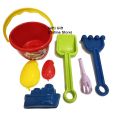 Beach Fun Cute Kids’ Beach Bucket Set for Pretend Play & Sand Adventures LA100. 