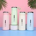 Water Bottles, Water bottle for Girls, Insulated Glass/Plastic Double Walled Keeps Water Cold and Hot for Hours, Easy to Carry for Walking, Hiking, School, etc, 410ml.. 