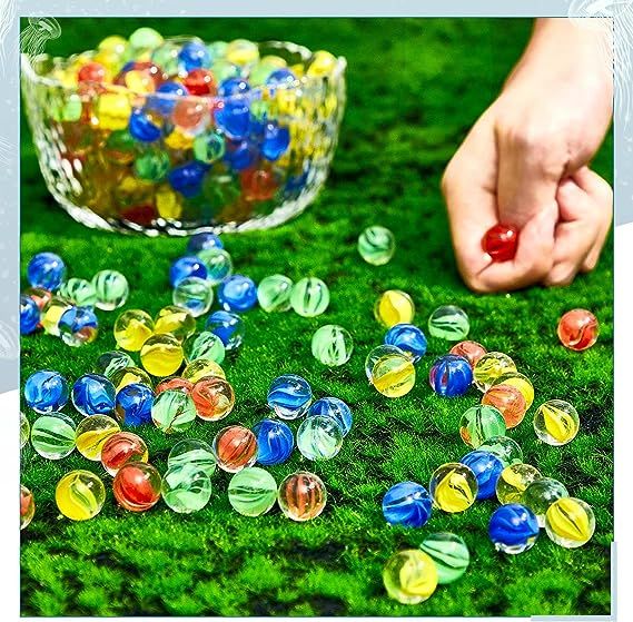 Fish aquarium ,Marbles (50 Pcs) Cats Eyes Glass Marble, decoration, handicraft, stone beach