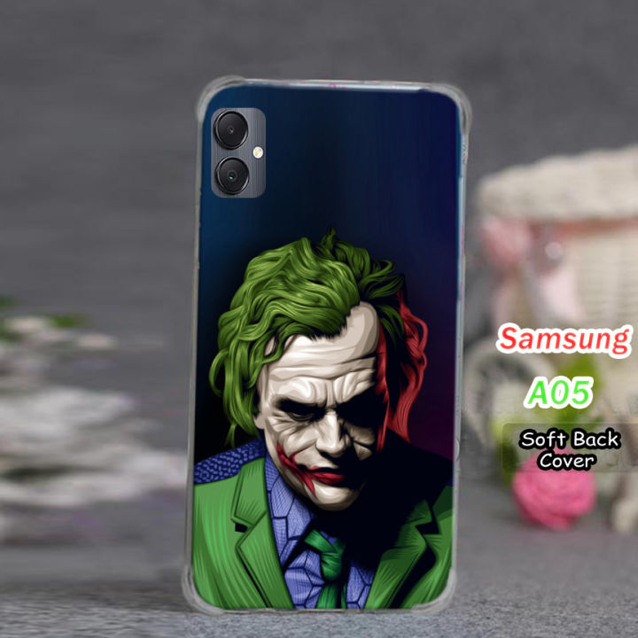 Samsung Galaxy A05 Pouch Cover - The Joker Soft Back Cover Case For Samsung Galaxy A05