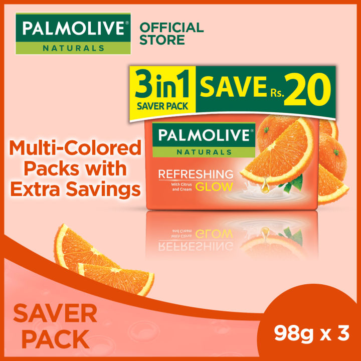 Palmolive Naturals Bar Soap Saver Pack 98gx3