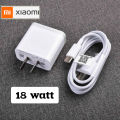 Original XIAOMI 18W US Fast Charger Quick Charging Adapter TYPE C Cable Mi 9 8 se 6 5 9T A1 A2 Mix F1 Redmi Note 7 8 K20 Pro. 