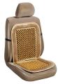 Wooden Bead Seat Cover - Brown. 