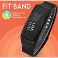 Fit Band With Pedometer & Distance Measurement & Time mode. 