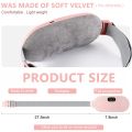 Period Cramp Relief Belt – Portable Electric Menstrual Heating Pad with Massager | Rechargeable Heated Belly Belt for Women & Girls | 3 Heat Levels & 4 Vibration Modes | Warm Compress for Menstrual Pain, Back Pain & Abdominal Relief. 