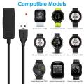 Replacement USB Charging Dock Charger for Garmin Forerunner 645, 235, 230, 630, 64, Vivomove HR, S20 Smart watch. 