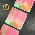 Fruits and Chilli Wood Coasters for Cup Holders Drink Coaster Cup Mat Car  Accessories. 