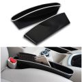2PCS Car Seat Catcher Storage Organizer Magic Box Seat Side Gap Filler Pocket For Wallet, Phones, Car Interior Accessories. 