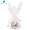 Green Home Angel Lamp Creative Shape 3D Angel Night Light Desktop Decoration. 