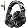 OneOdio A70 Bluetooth Over Ear Headphones with 72H Playtime, Hi-Res Audio, 3.5mm/6.35mm Wired Jack, Soft Memory Earcups for Studio, DJ, Mixing, Computer, Laptop, Tablet, Black. 