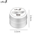 Monja 5ml Nail Art Liner Gel Metallic Silver Mirror Glitter Gel Paint For Hook Line, Diy, For Manicure, Gel Drawing,Gel Nail Liner With Brush Head,Semi Permanent Drawing Painting Line Gel Soak Off UV LED Varnish DIY Manicure Tools. 