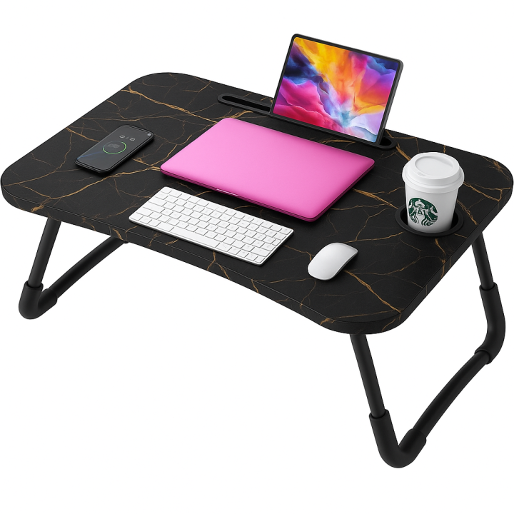 Wooden%20Gaming%20Laptop%20Table%20For%20Bed%20Foldable%20Stand%20%E2%80%93%20Adjustable%20Ergonomic%20Bed%20Desk%20with%20Cup%20Holder,%20Phone%20Slot%20&%20Mouse%20Pad%20%E2%80%93%20Perfect%20for%20Work,%20Study,%20Gaming%20&%20Eating%20-%20Image%202