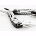 9 in 1 Stainless Steel Multitool Small Pocket Size Multifunctional Multitool Plier Pocket Size Light Weight Survival Tool Gadget Kit With 11 Piece Bit Set Screwdrivers White Multi Tool All In One For Multipurpose IMulti-Tool Kit for All type of situations. 