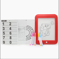 Luminous drawing board color box with color pencil children DIY Graffiti painting color writing board drawing board toys, Magic Sketch Drawing Pad Light Up LED Glow Board Draw (Multi-Color). 