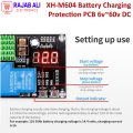 XH-M604 Battery Charger Control Module DC 6V To 60V DC  Storage Lithium Battery Charging Control Switch Protection Board With Display. 