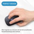RGB Wireless Mouse - Slim & Silent 7 Colour LED Lights - Transparent & Black Body - Dual Mode 2.4G & Bluetooth Rechargeable Portable Optical Office Mouse With USB Receiver - 3 Adjustable DPI Levels for Notebook, PC, Computer, MacBook. 