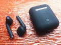 Original  i12 Double  Wireless Bluetooth Earphones Top Quality Headphones Headset Dual Side Call Earbuds w Touch Control for Android Universally Compatible foWireless Bluetooth handfree Earphones for All Smart Phone. 