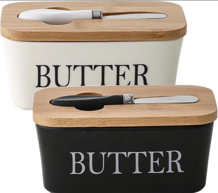 Elegant%20Porcelain%20Butter%20Dish%20with%20Knife,%20Large%20Ceramic%20Butter%20Dish%20with%20Lid%20and%20Natural%20Oak%20Wood%20Cover%20for%20Kitchen%20Decor%20and%20Accessories%20for%20Kitchen%20Gift,%20White%20-%20Image%207