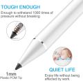 DIGDAN Active Stylus Pen Pencil 2nd Gen, Rechargeable 1.0mm Fine Point Compatible Aple iPad_ Pro(2018-2022) with Palm Rejection iPad_ 8th/7th/6th, Pro 12.9 4th/3rd Gen, Air 4th/3rd, Mini 5th, Pro 11 High Precision Drawing Pen White. 