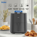 Haier Black 5L Air Fryer - HAF50MB - Knob Control - Stylish Colors - Premium Design - One Year Unit Replacement Warranty. 