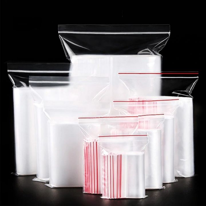 Air Tight Clear Plastic Bags (10 x 8) Inch Pack of 20, Zip-lock