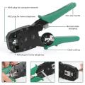 Kaiping RJ45 3 in 1 Network LAN Ethernet Cable Crimping Crimper Cutter Multifunctional Networking Tool Set Repair Kit Portable Crimper. 