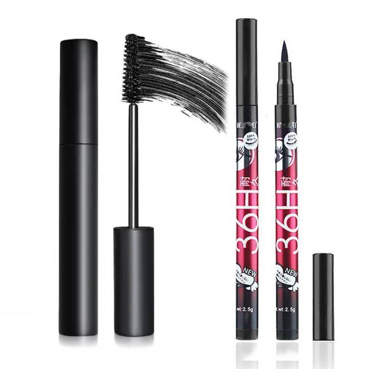 Pack%20Of%202%20Thick%20Curling%20Mascara%20and%20Liquid%20Eyeliner%20Set%20Waterproof%20Mascara%20Eyeliner%20pen%20-%20Image%202