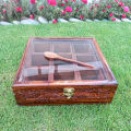 RH Crafts & Home | BIG SIZE SPICE BOX MASALA RACK CONTAINER TEA BAG HOLDER UTILITY BOX.... 