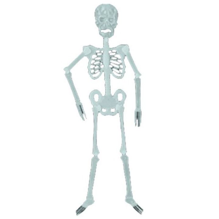 HA Halloween Decoration Halloween Props Luminous Fluorescent Skeleton