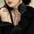 Flower Choker Necklace Romantic Collar Necklaces for Black. 