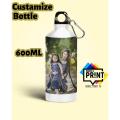 Customized Your Your Own Pic Water Bottle 600Ml. 