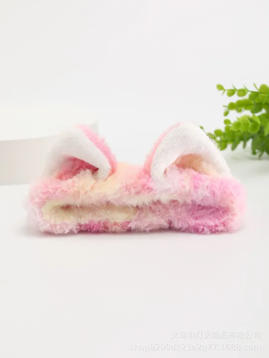 Unicorn%20rainbow%20color%20face%20wash%20headband%20cute%20cat%20ear%20makeup%20home%20headdress%20children's%20headband%20headband%20-%20Image%207