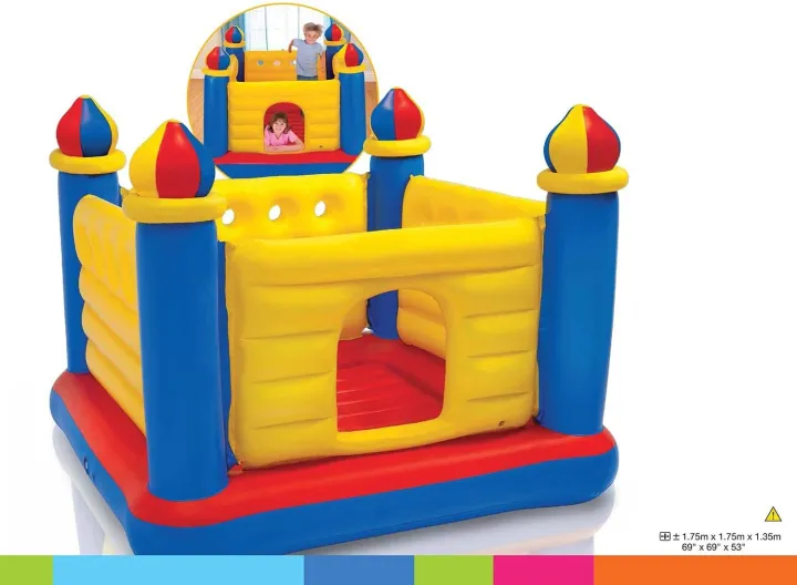 INTEX%20Jump-O-Lene%20Castle%20Bouncer%20(%2069"%20X%2069"%20X%2053"%20)%20-%2048259%20-%20Image%202