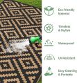 Plastic Mat, Reversible Plastic Matt, Indoor Outdoor Rug, Camping Matt, Chitai Mat, Patio Mat, Plastic Matt, Lawn Rug Mat, Chatai, Floor Mat, Floor Rug, Floor Chatai, Porch, Deck, Camper, Balcony, Backyard, Premium, High Quality, Water Resistant, Sizes. 