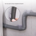 1/10pcs Washing Machine Drain Pipe Holder Self-adhesive Non-punching Fixed Buckle Pipe Clamp. 